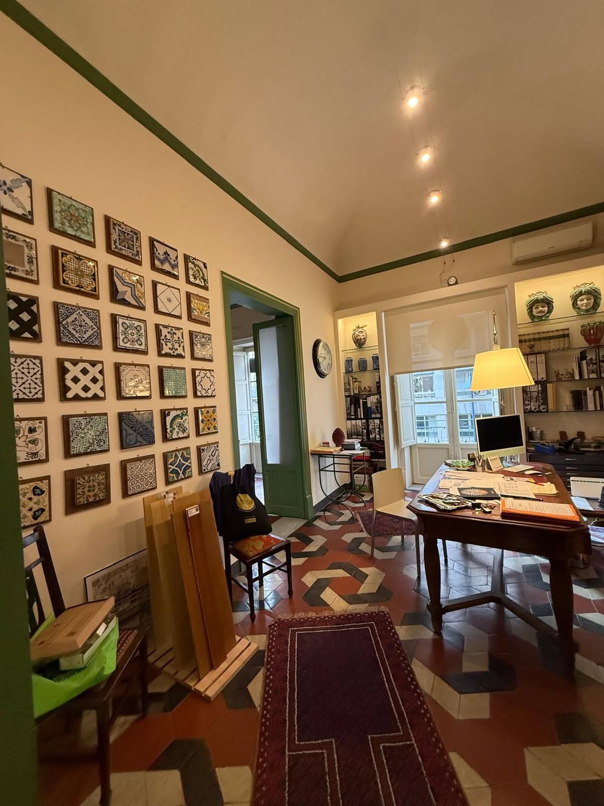 Spazio di progettazione dello studio Aricò